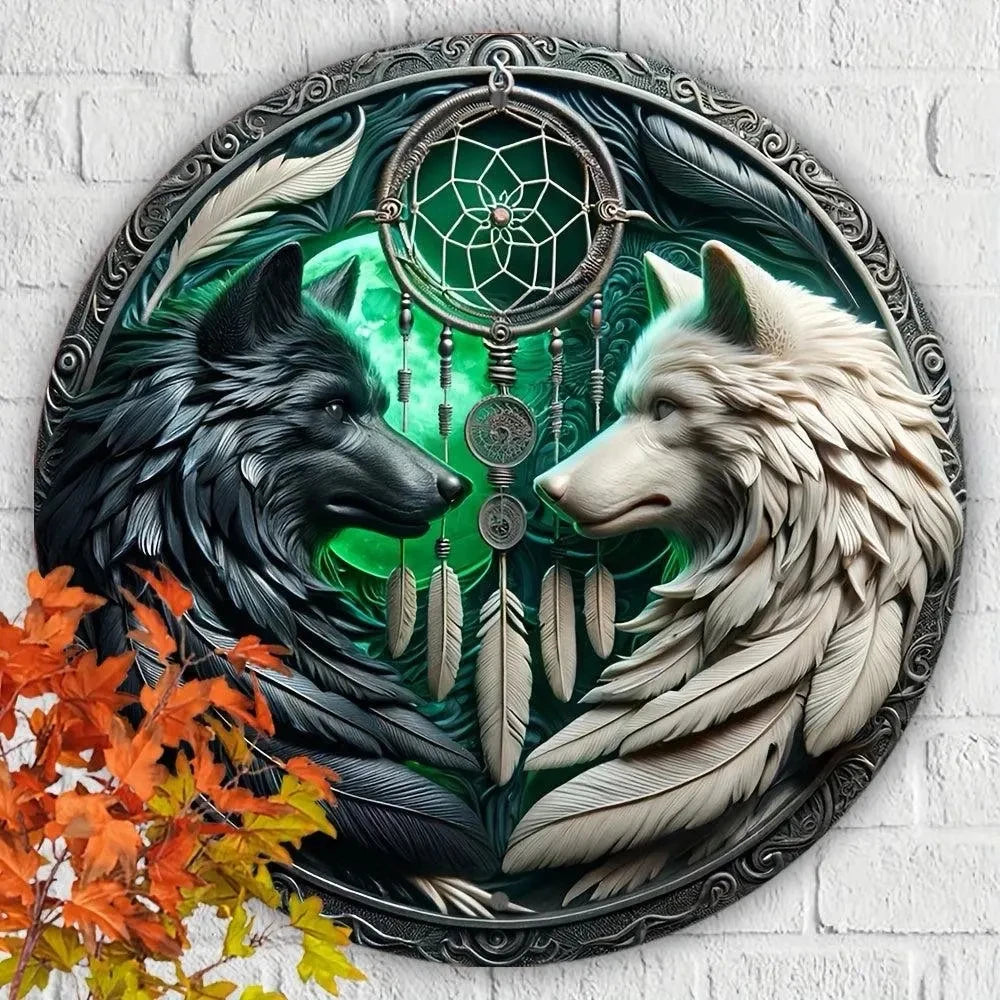 Aluminum Wall Art - Waterproof & Sun-Resistant, Easy-Hang Decor for Living Room, Hallway, and Entryway - Elegant 3D Metal Sculpt