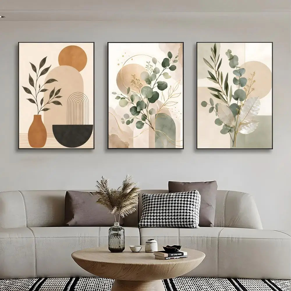 art decor A-Abstract Bohemian Wall Art Poster Classic Home Interior Artwork & Stylish Room Decoration