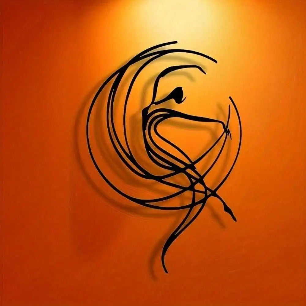 Wall Art Metal Sculpture - Ballet Abstract Wall Decor Waterproof Rustproof Modern Art