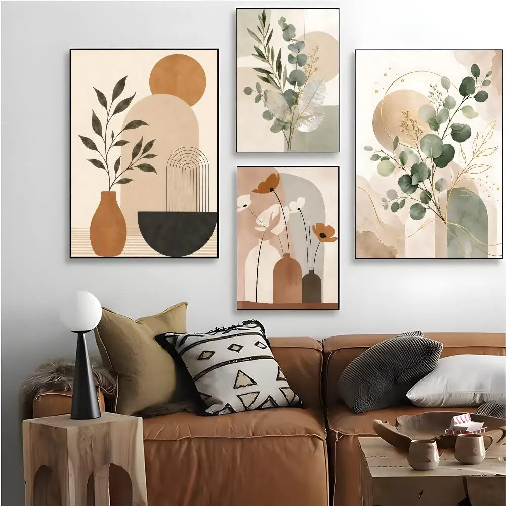 art decor A-Abstract Bohemian Wall Art Poster Classic Home Interior Artwork & Stylish Room Decoration